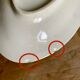 Old earthenware sauce boat Creil and Montereau HBCM