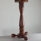 Vintage turned wooden flower support column