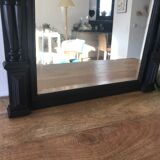 Mirror black trumeau - 107x81cm