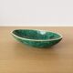Vintage cup in malachite and brass