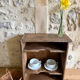 Pine wood shelf