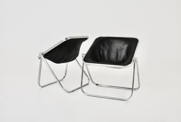 Chaises Plona par Giancarlo Piretti pour Anonima Castelli,1970S ensemble de 2