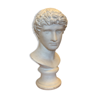 Bust of man with antique plaster
