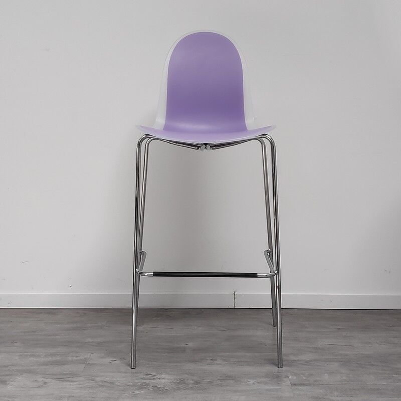 Casprini 3x2 bar stool purple