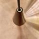 Suspension cuivre vintage 60
