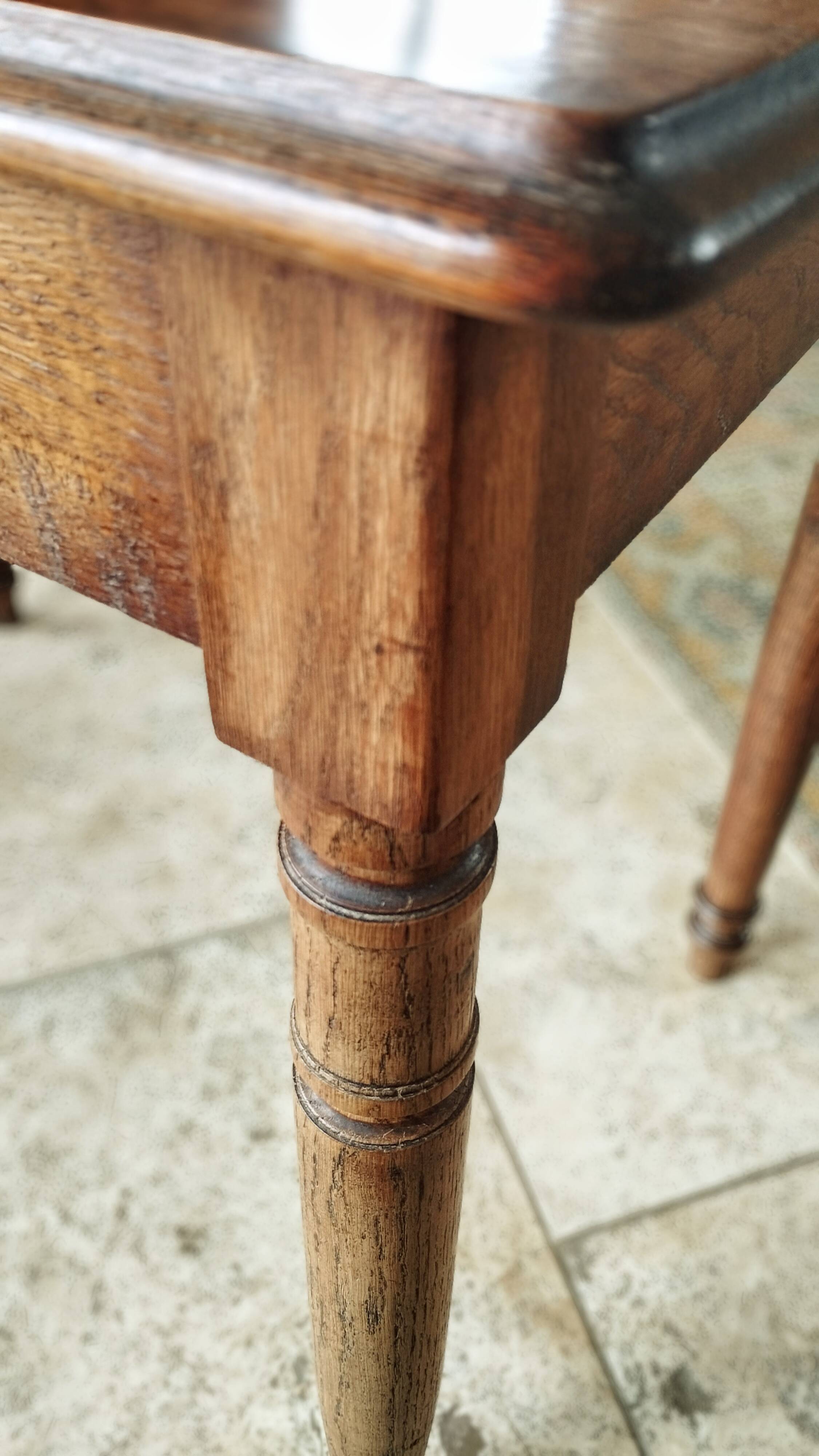 Early 20th century oak side table