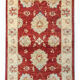 Tapis traditionnel Ziegler en laine rouge - 77x121cm