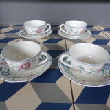 4 coffee cups Villeroy & Boch Delia with saucer