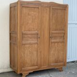 Parisian wardrobe art deco 1930 removable wardrobe beech solid