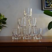 6 glasses of crystal whisky of Arques - Model Cheverny - 30 cl in box
