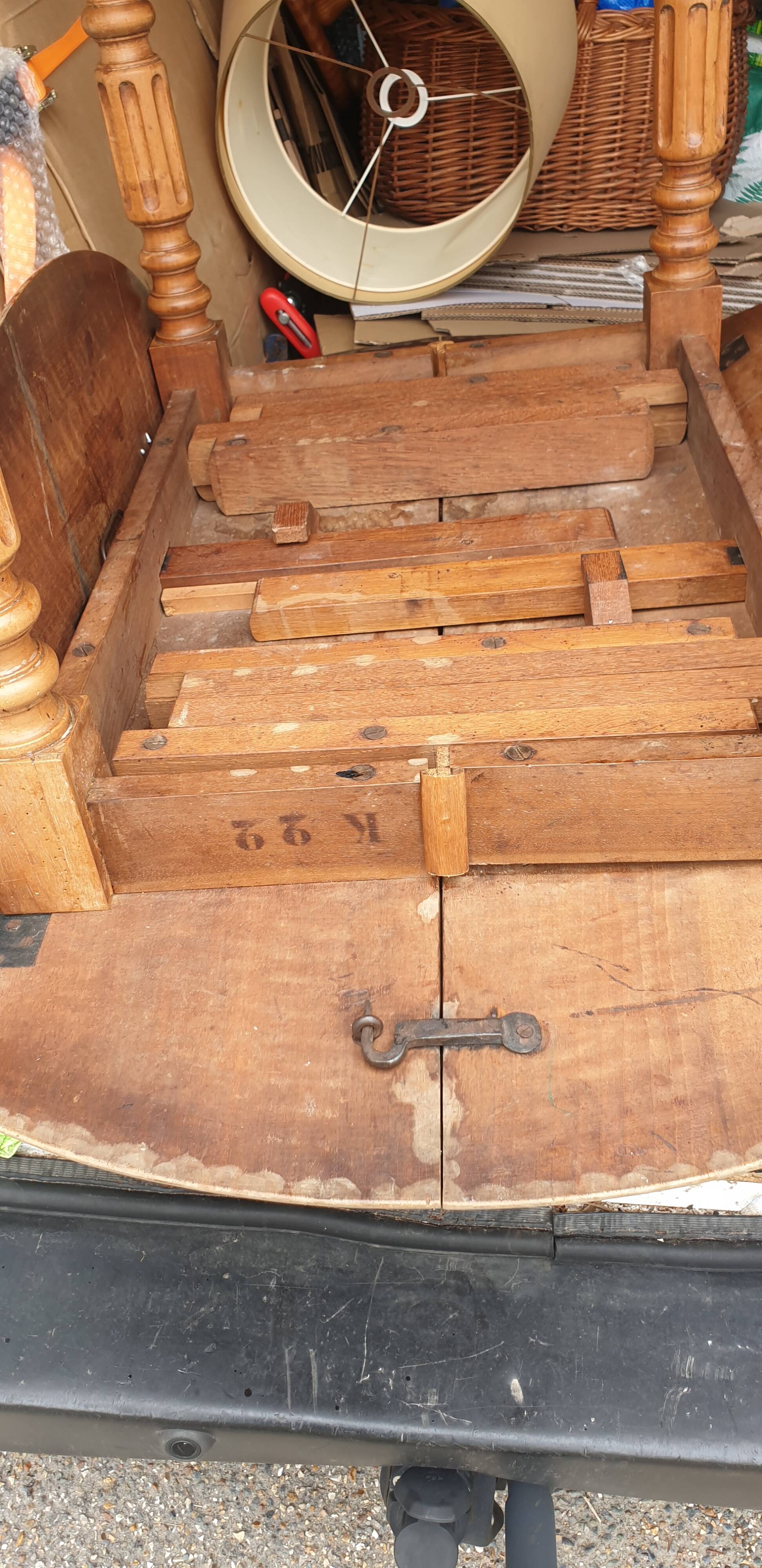 Louis Philippe 19th century casement table