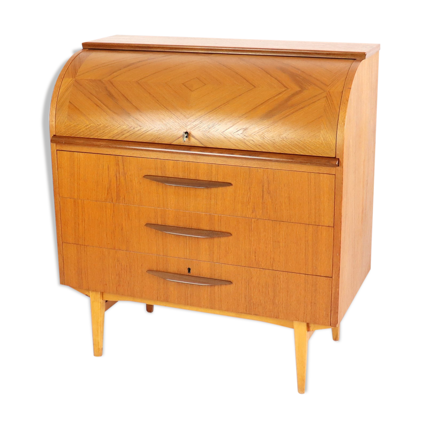 Secrétaire en teck scandinave