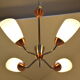 Mid-Century Chandelier by Drukov, 1960‘s.