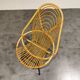 Vintage rattan armchair by Rohe Noordwolde 1960s