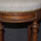 Tabouret de Style Louis XVI en Noyer vers 1900