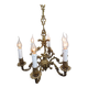 6-light bronze chandelier