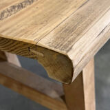 Paire de bancs en bois