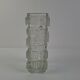 1969 Brickwork Pressed Glass Vase by Jiří Zejmon for Rudolfova Huť, Czechos