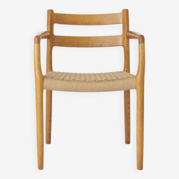 Fauteuil Niels Moller, modèle 67, Chêne, Vintage 1970