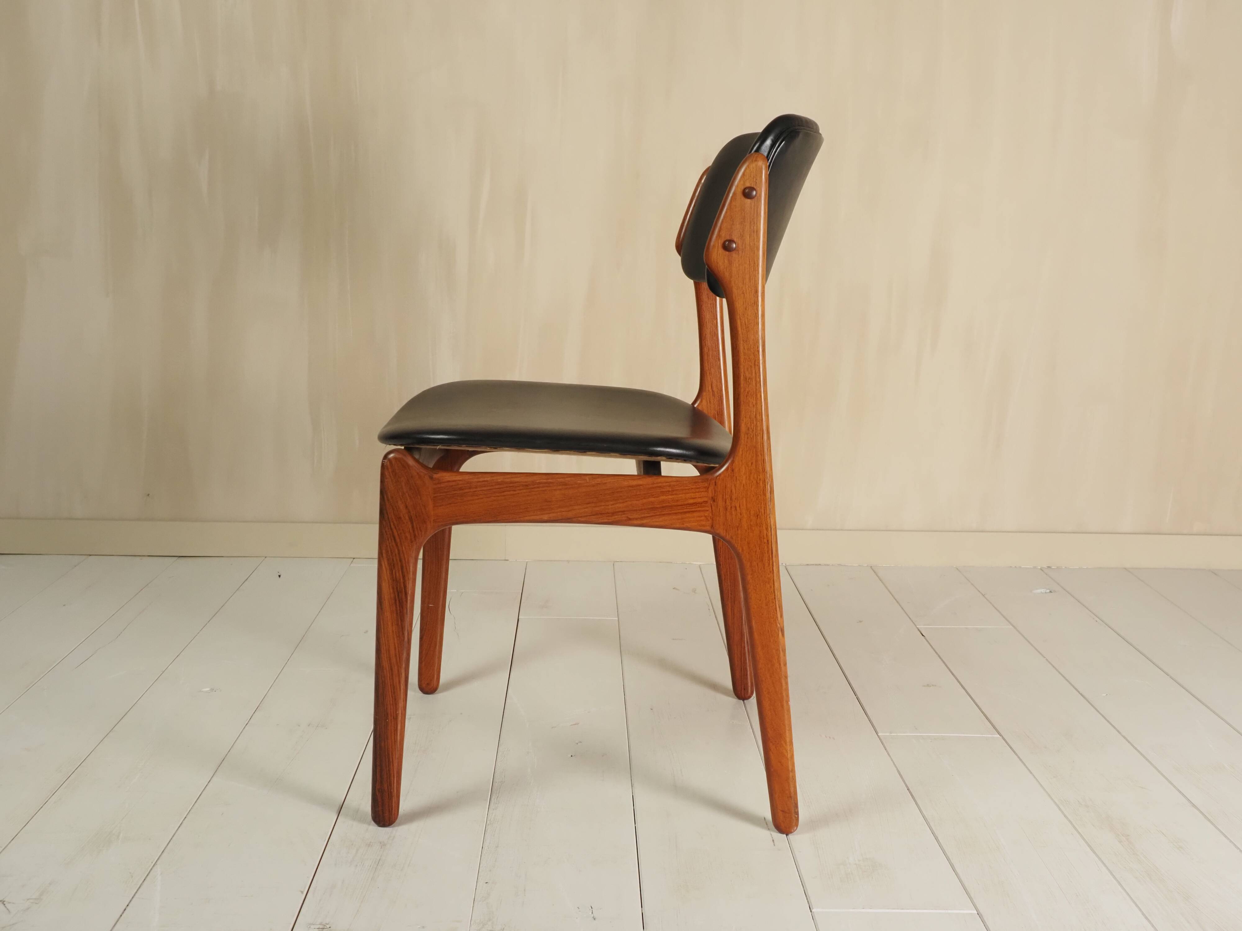 Model 49 dining chairs by Erik Buck for OD Møbler, 1960s