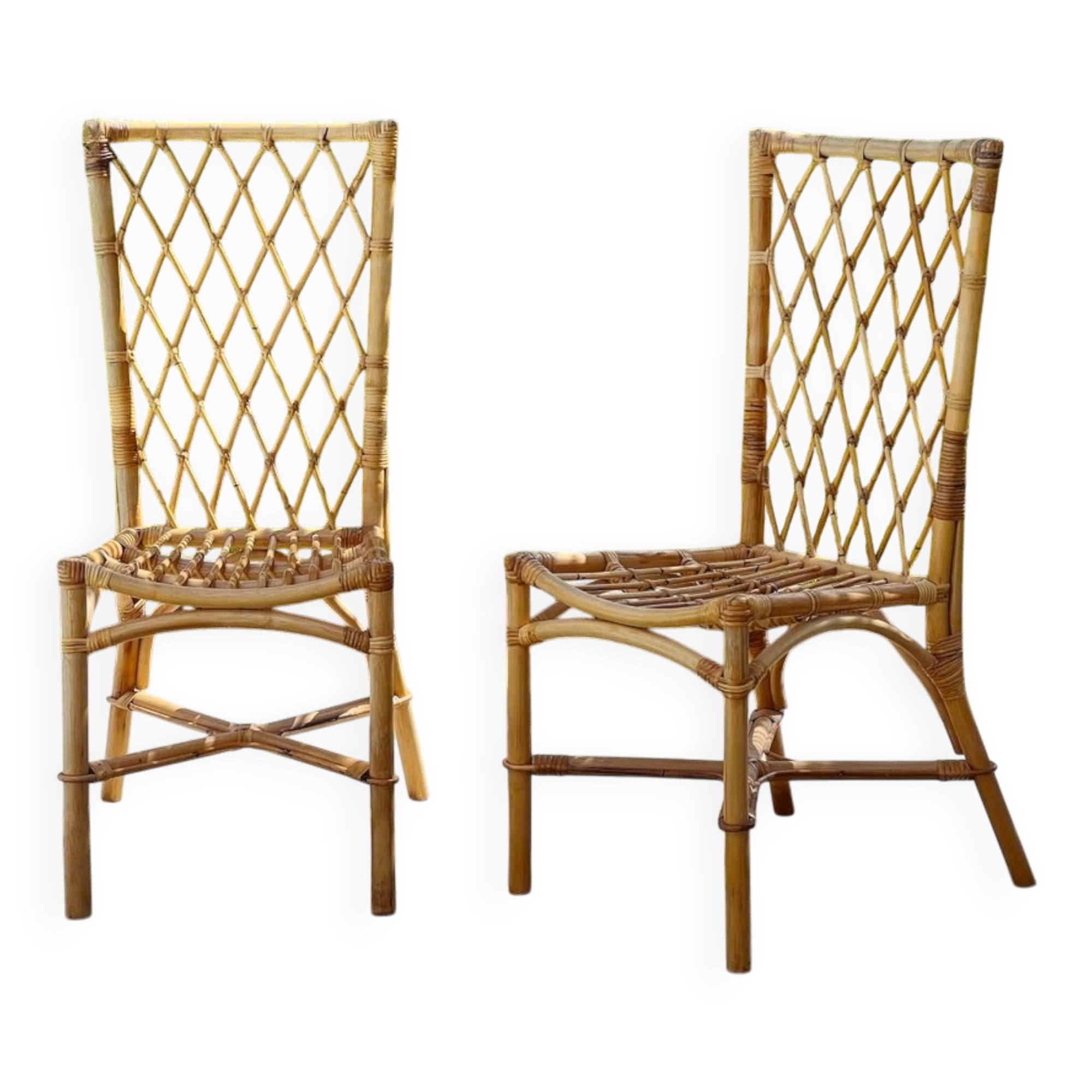 Paire de chaises en rotin Tikamoon Zélie