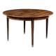 Vintage round folding dining table in rosewood by Agner Christoffersen, Denmark.