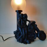 Lampe de chevet moto années 80