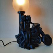 Lampe de chevet moto années 80