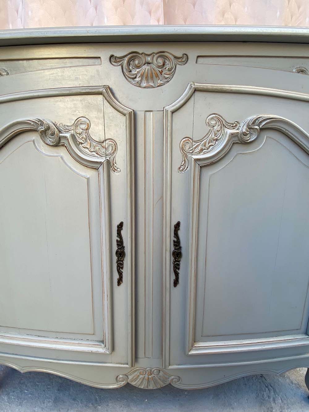 Painted wooden sideboard