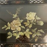 Chinese jade/mother-of-pearl coffee table