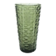 Modernist vase, green glass, Ząbkowice, Poland, 1970s