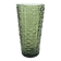 Modernist vase, green glass, Ząbkowice, Poland, 1970s