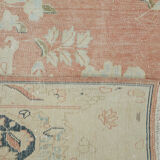 Handmade oriental 1980s 290 cm x 401 cm beige wool carpet