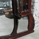 Large mahogany Art Nouveau mirror 178x220cm