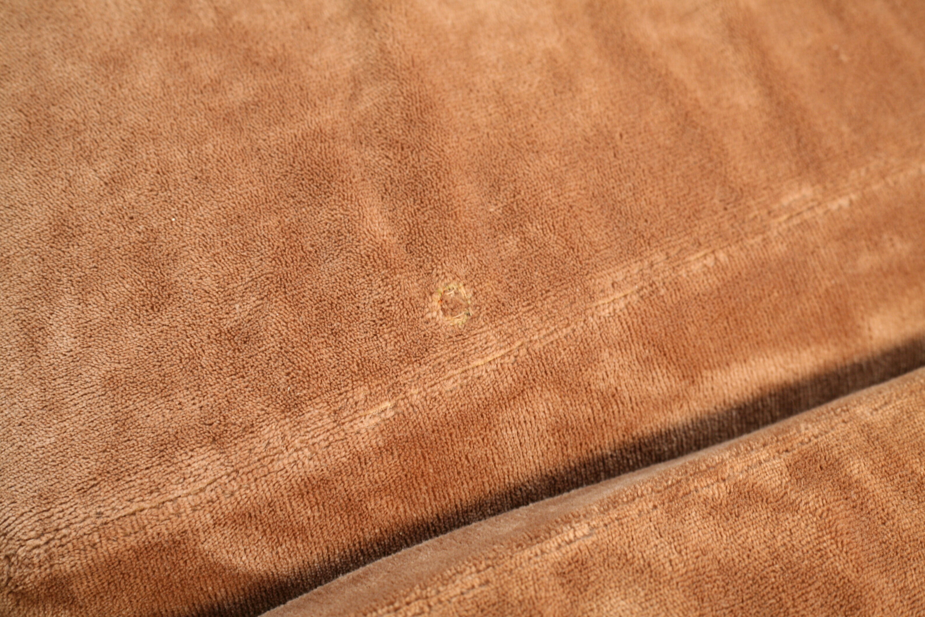 70s modular sofa, light brown velvet