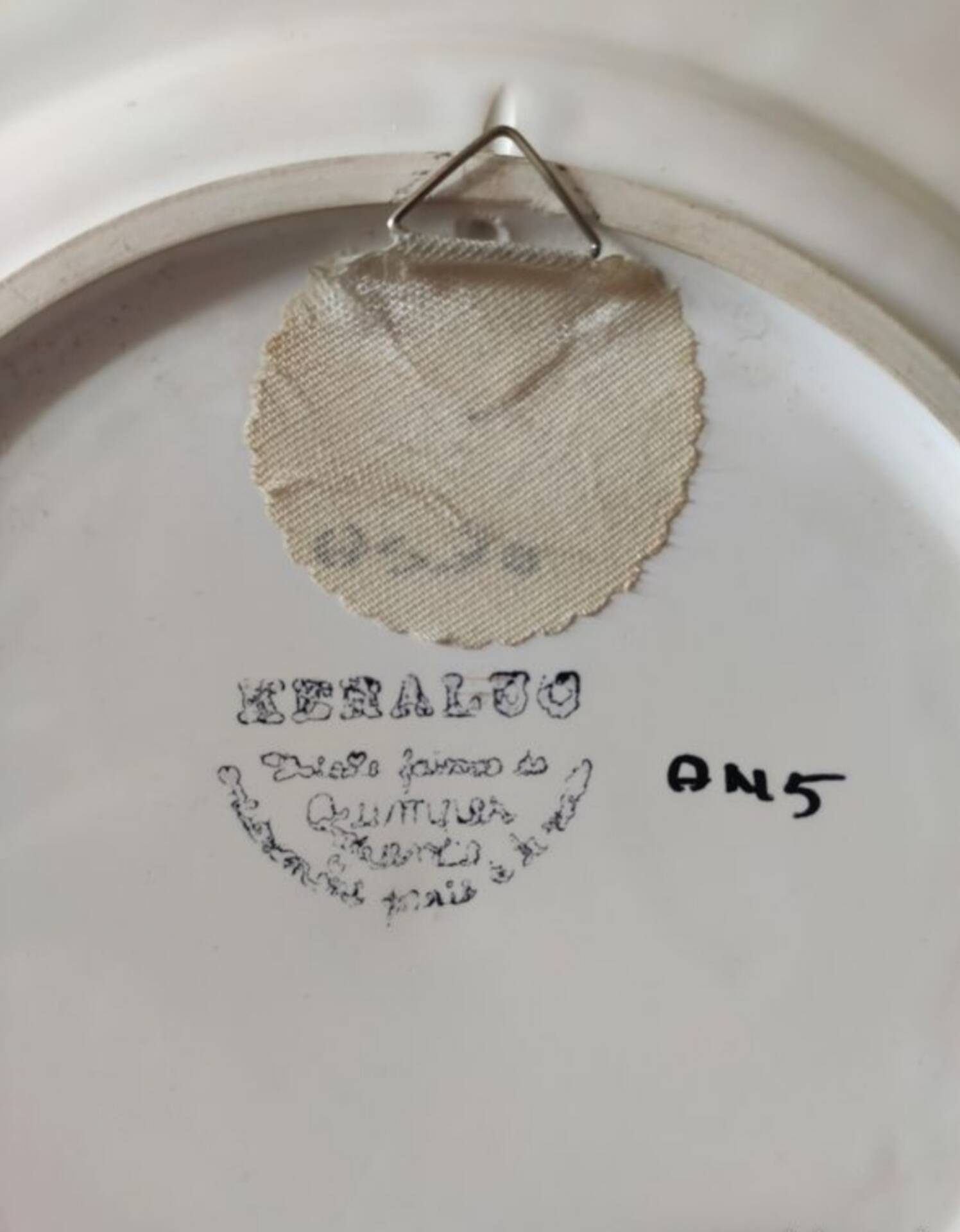 Large decorative plate, Quimper