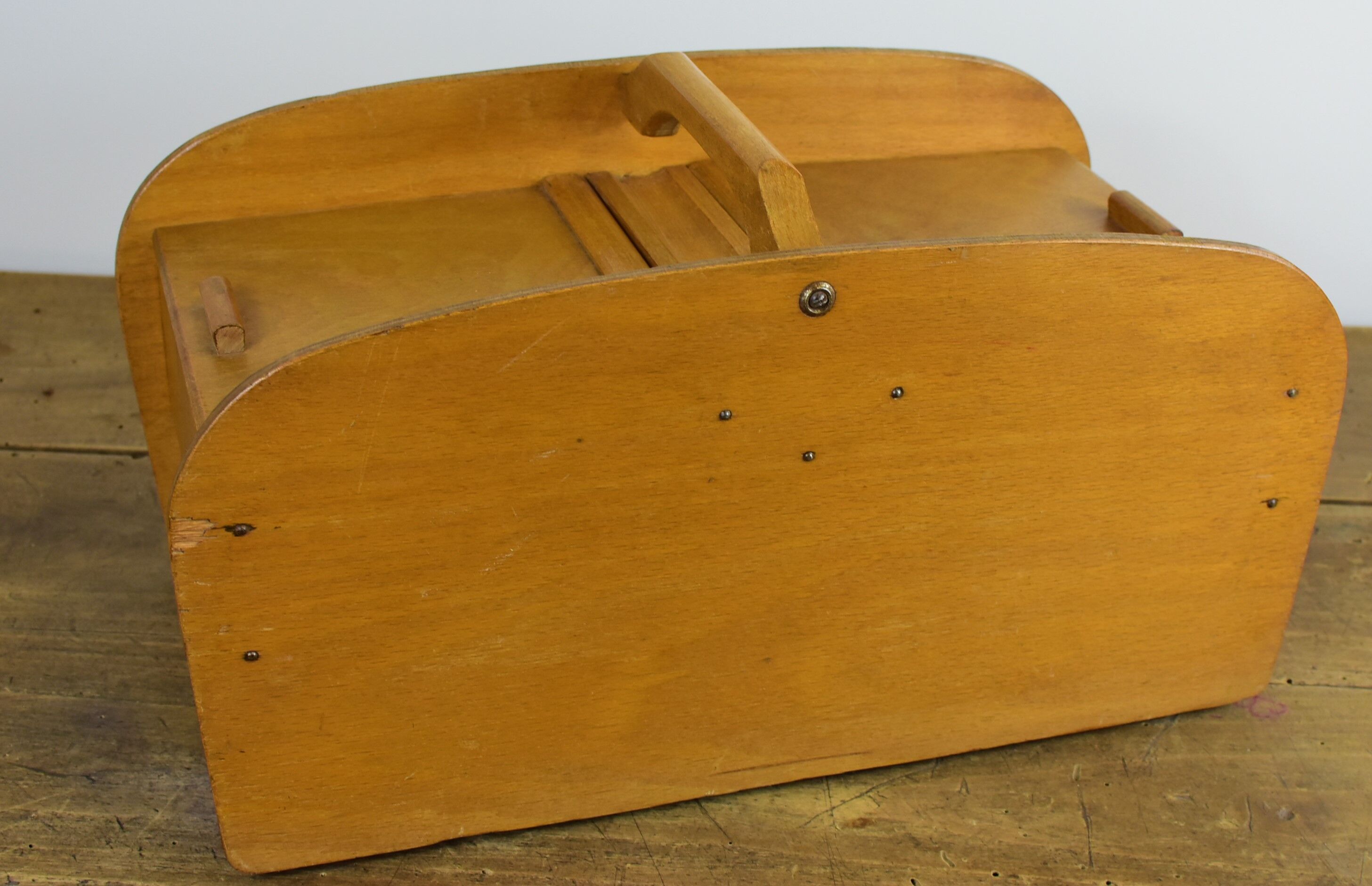 Vintage wood table worker