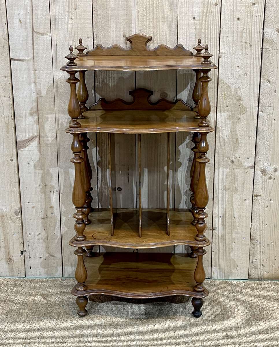 Sheet music cabinet nineteenth in walnut