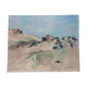 Small oil on canvas "A dune" 40 x 50