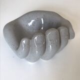 Ceramic hand vintage design 80 years