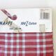 Tablecloth bistro tiles red old vintage model Normanda - 150x200cm