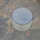 Basin in ancient zinc