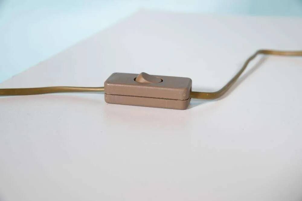 Vintage 1970s bohemian ceramic table lamp.