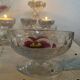 Set of 2 Baccarat crystal champagne glasses