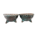 Tripod and zoomorphic pot caches - accolay, 1970