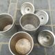 Lot of 3 spice pots in aluminum