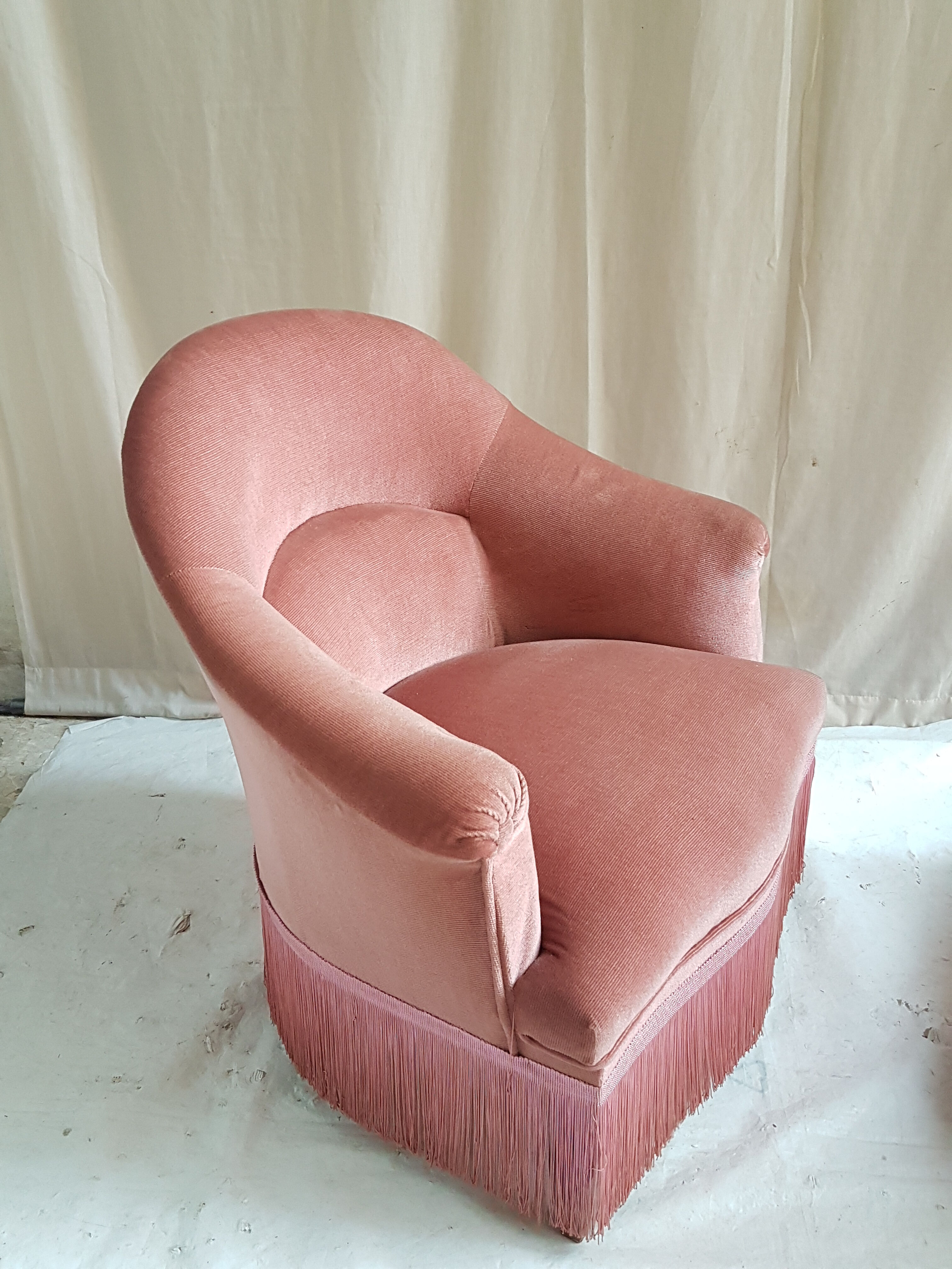 Pair of old toad chairs