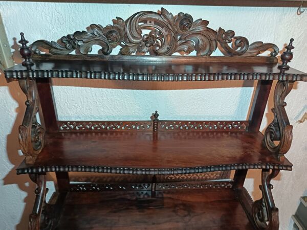 Vaisselier en acajou style Napoléon III, Victorien, fin XIXᵉ – début XXᵉ siècle