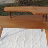 Small tripod shelf Vintage double tray