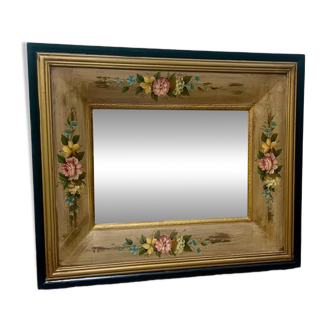 Large beveled mirror